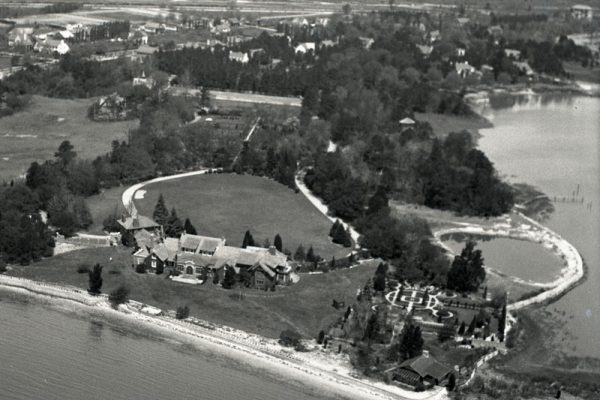 Aerial photograph of the Hermitage, 1923